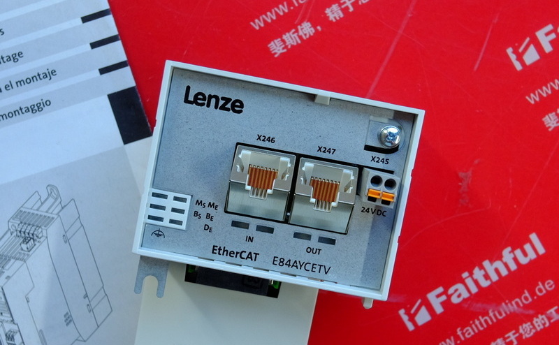 Lenze E84AYCETV LENZE Kommunikation modul für Wechsel richter Ether CAT 13563070