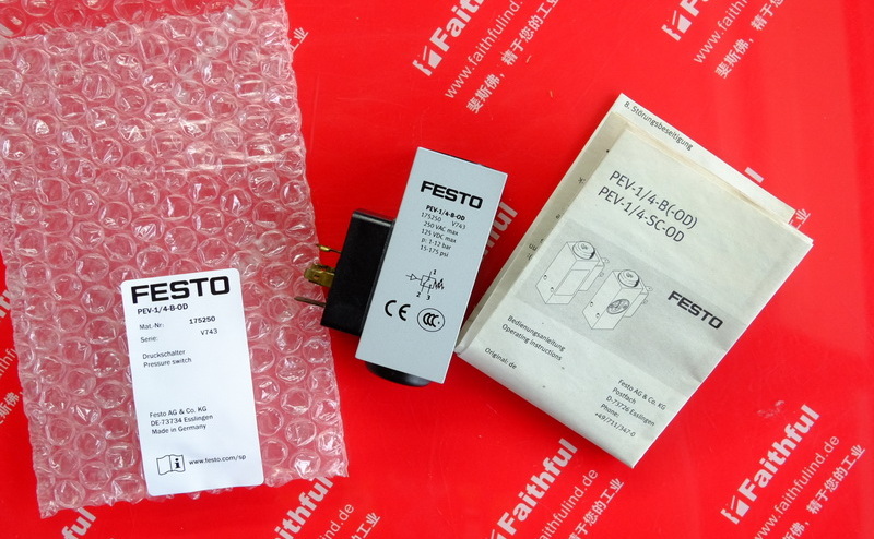 Festo 175250 FESTO Drucksc halter PEV-1/4-B-OD