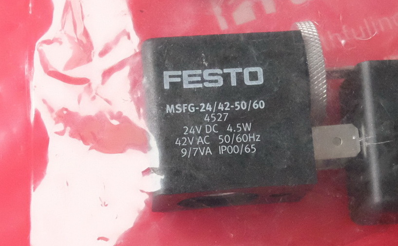 Festo 4527 FESTO elektro magnetische Spule MSFG-24/42-50/60