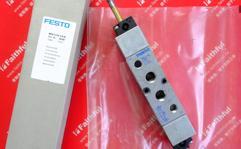 Festo 19787 FESTO Magnetventil MFH-5/3G-1/4-B