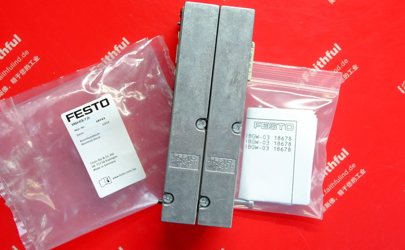 Festo 18743 FESTO Ventil insel Ventil block VIGI-03-7,0