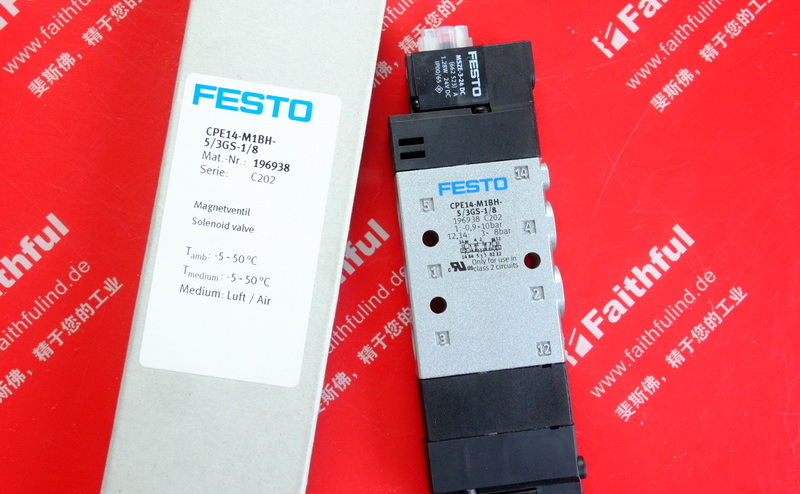 Festo 196938 FESTO Magnetventil CPE14-M1BH-5/3GS-1/8