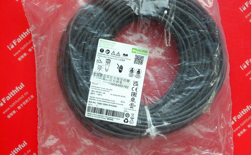 Murr Elektronik 7000-12241-6153000 MURR Verbindungs linie M12 5 Kern 30 m