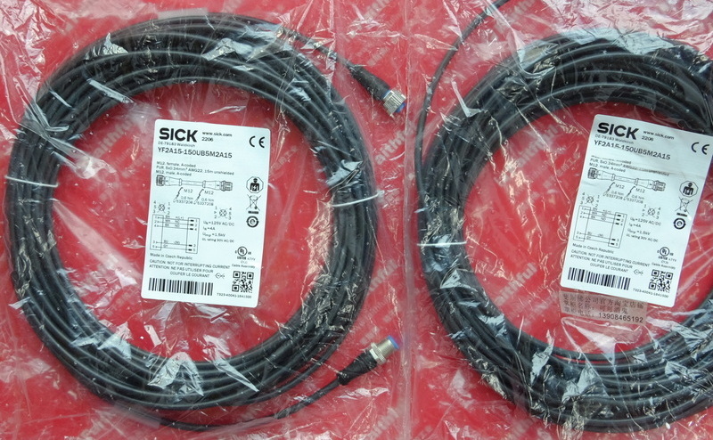 Sick YF2A15-150UB5M2A15 SICK Kabel 2096171 M12 5 Core 15 Meter männliche und weibliche Kopf