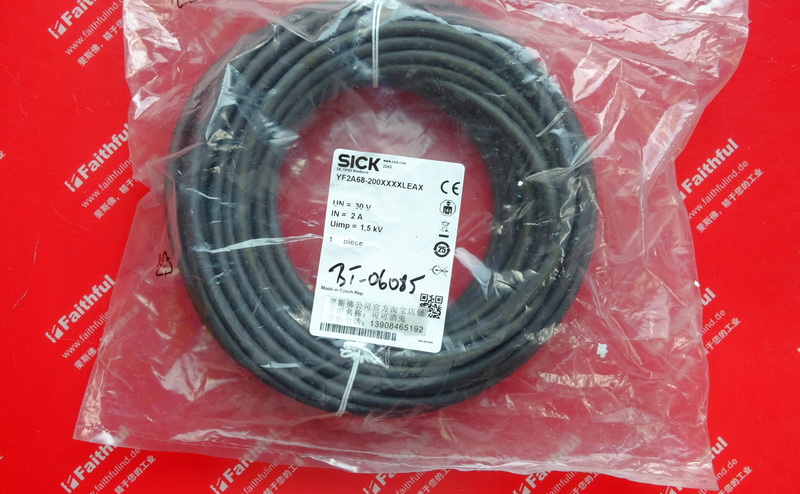 Sick YF2A68-200XXXXLEAX SICK Verbindungs kabel 6032451 M12 8 Core 20 m Abschirmung