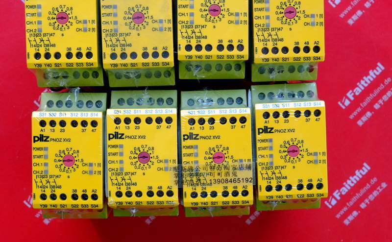 Pilz 774502 PILZ Sicherheits relais modul PNOZ XV2 3/24VDC 2n/o 2n/o 2n/o t