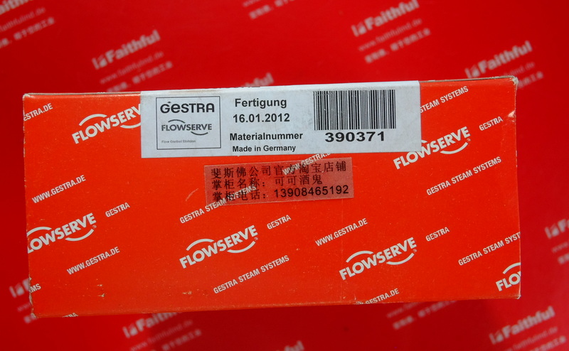 GESTRA TRS5-6B GESTRA neuer Thermostat 390371 Flow serve Spacac