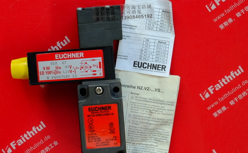 Euchner 082129 EUCHNER Neue Sicherheits schalter NZ1VZ-528E3VSM07-M