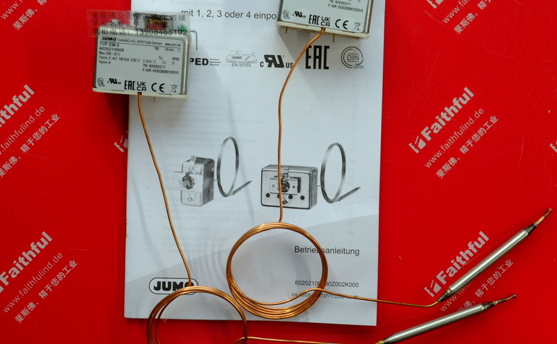 Jumo 60000211 JUMO neuer Temperatur sensor EM-5 300 Grad 602021/0005-064-000-25-1000-40-10-00-00-00-00-00-00-00-6-000