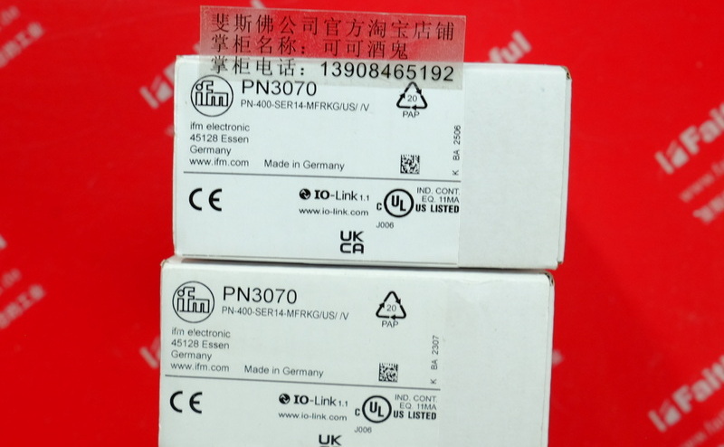 IFM PN3070 IFM Drucksensor mit Display PN-400-SER14-MFRKG/US/V