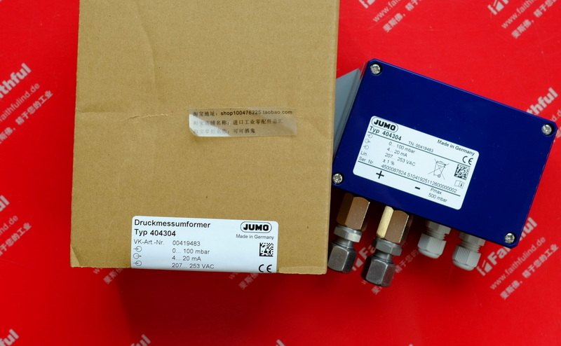 Jumo 00419483 JUMO neuer Drucksensor 404304/000-414-406-02-296