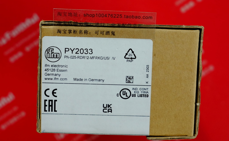 IFM PY2033 IFM Drucksensor mit Display PN-025-RDR12-MFRKG/US/V