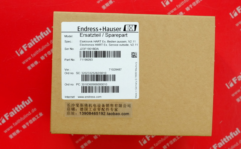 E H 71196093 ENDRESS HAUSER Elektronisches Plug-in-Modul Endress Hauser 71028487
