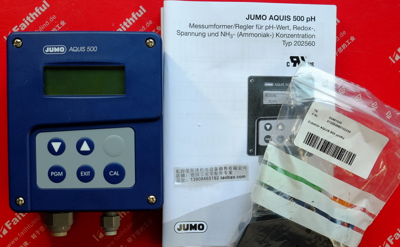 Jumo 00491075 JUMOph-Werte regler 202560/20-888-000-000-000-25/000 AQUIS 500 pH/Rd