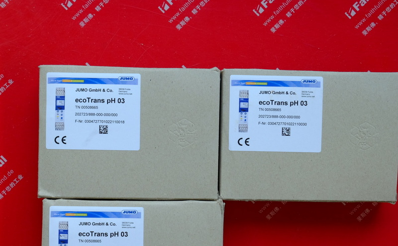 Jumo 00508665 JUMO Transmitter 202732/888-000-000 ecoTRANS pH 03