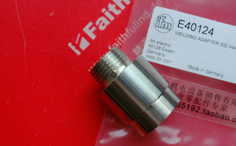 Ifm E40124 IFM Neue geschweißte Rohr verbindung WELDING ADAPTER SID V4A