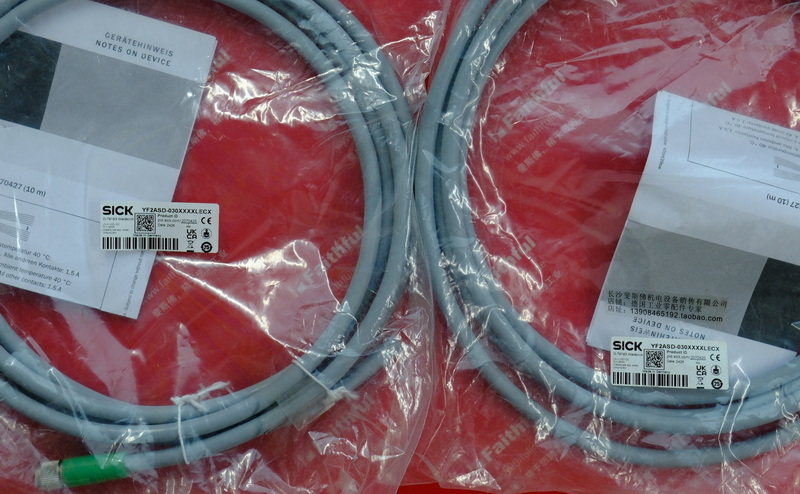 Sick YF2ASD-030XXXXLECX SICK Verbindungs kabel 2070425 M12 17 Core 3 m Abschirmung